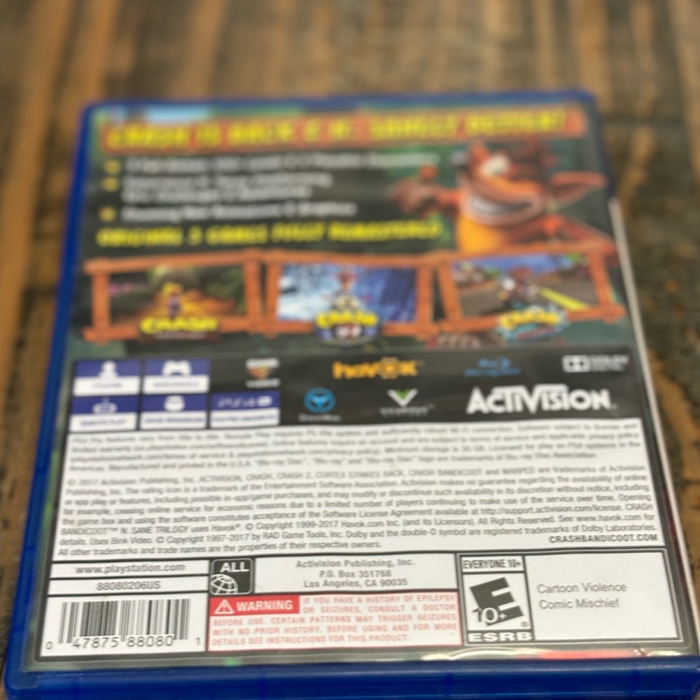 PS4Crash Bandicoot N-Sane Trilogy - Picture 6 of 11